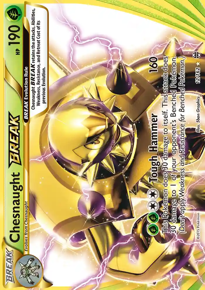 Chesnaught Break (12) 2015 Pokemon XY Breakthrough