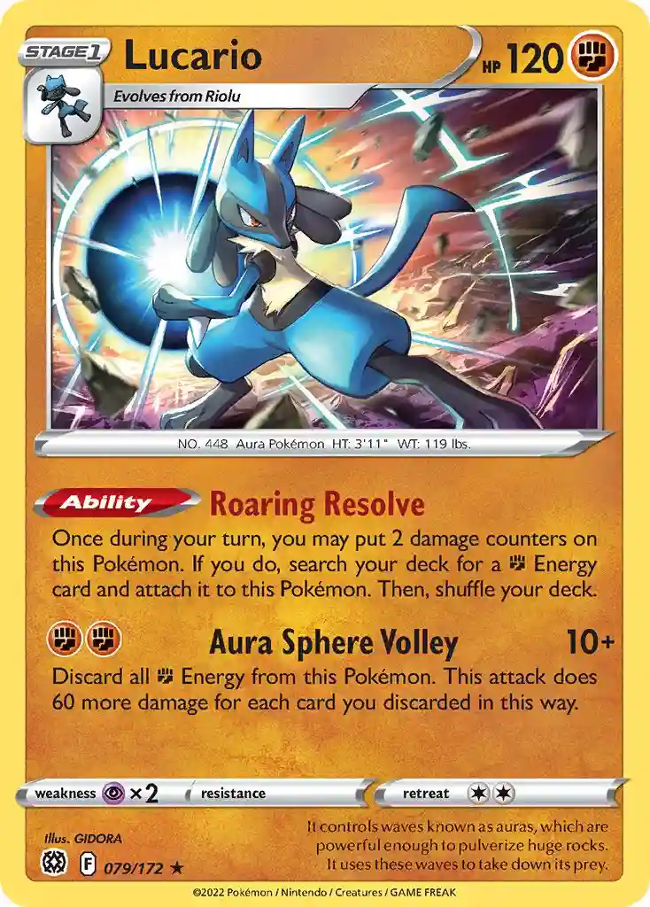 Lucario-Reverse Foil