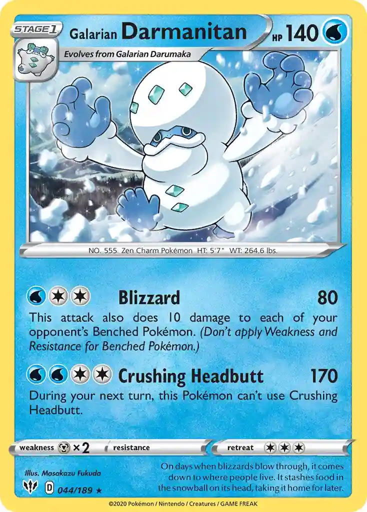 Galarian Darmanitan-Reverse Foil