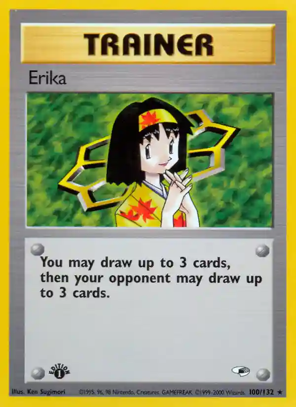 Erika (100) 2000 Pokemon Gym Heroes