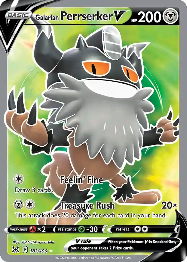 Full Art/Galarian Perrserker V