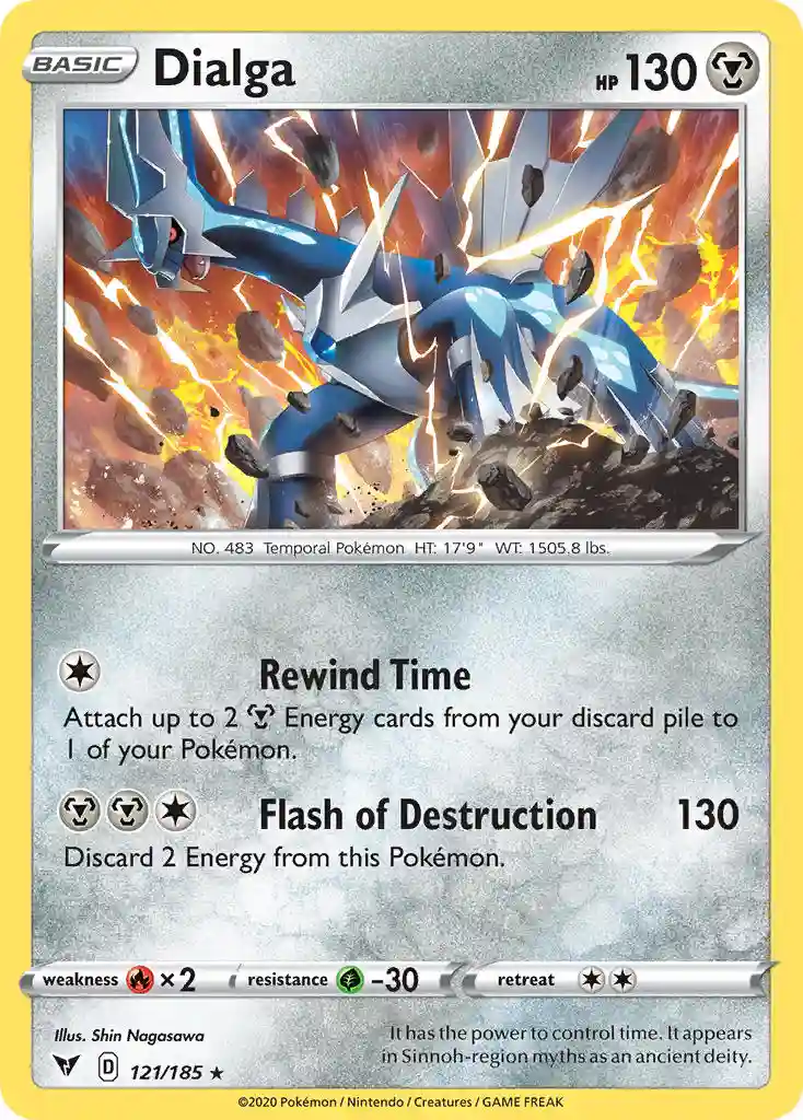 Dialga-Holo (121) 2020 Pokemon Sword & Shield Vivid Voltage