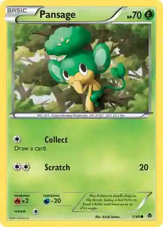 Pansage-Reverse Foil