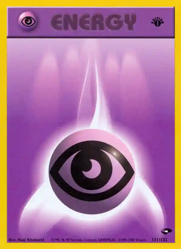 Psychic Energy 1st Edition (131) 2000 Pokemon Gym Challenge