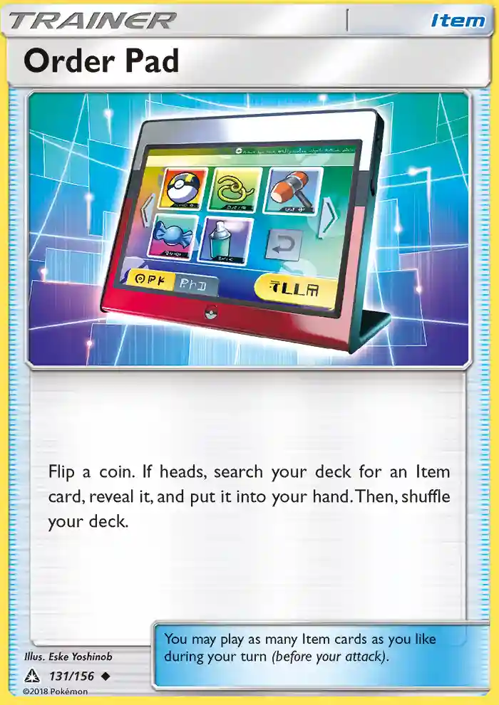 Order Pad-Reverse Foil