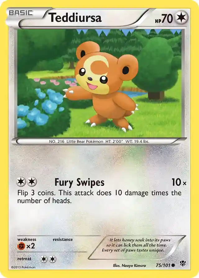 Teddiursa-Reverse Foil