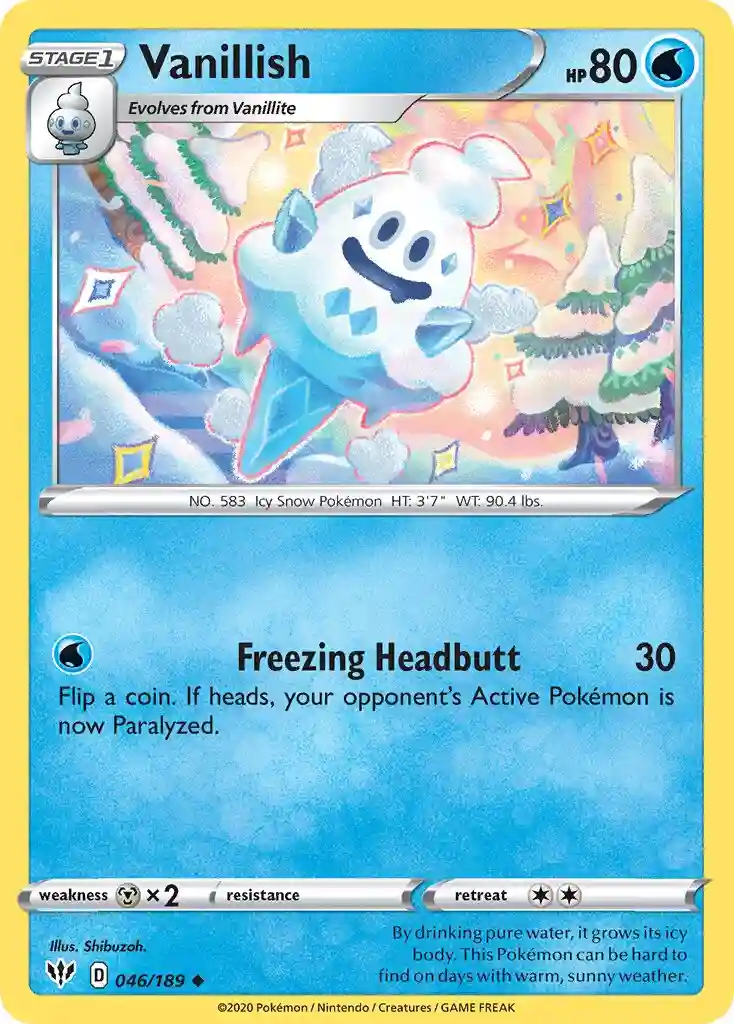 Vanillish-Reverse Foil