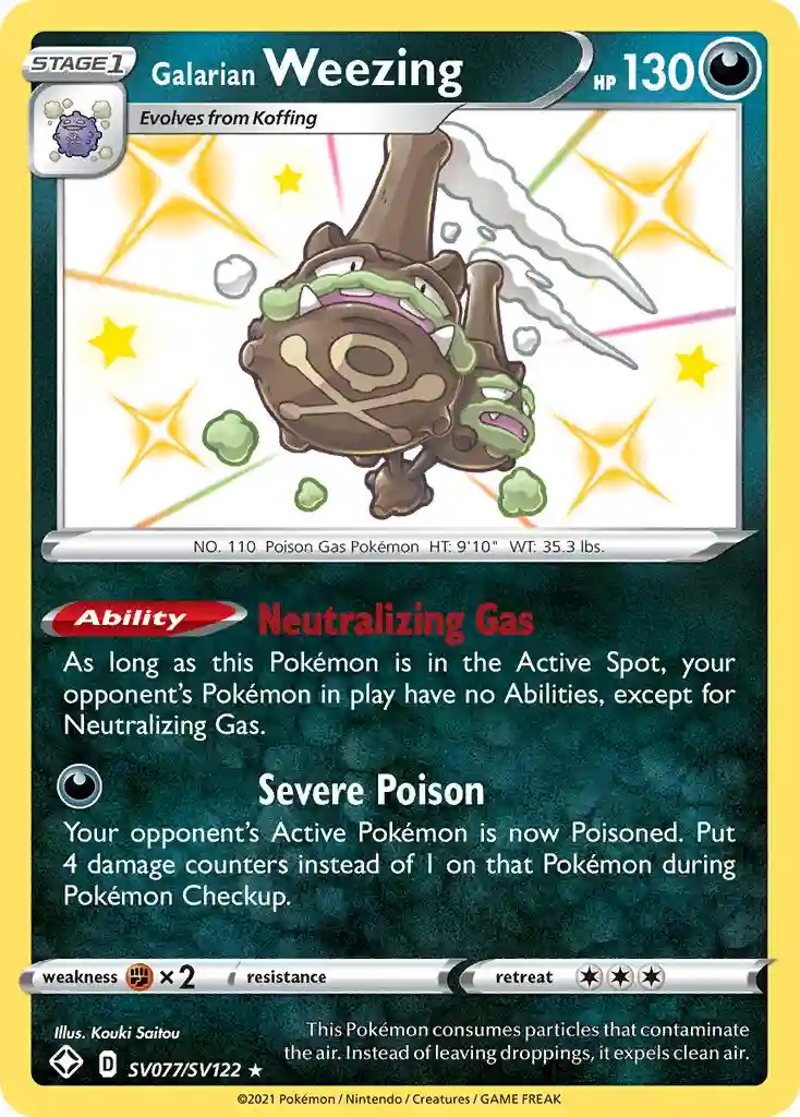 Galarian Weezing-Holo