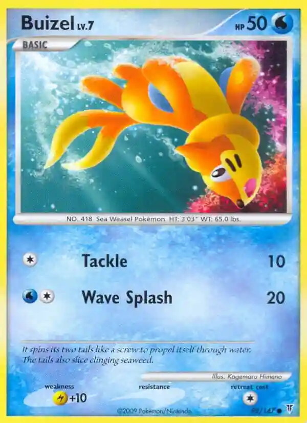 Buizel-Reverse Foil