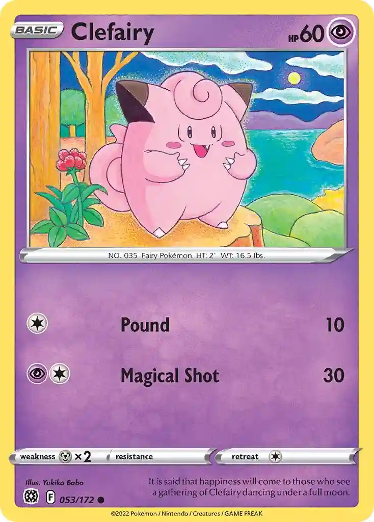 Clefairy-Reverse Foil