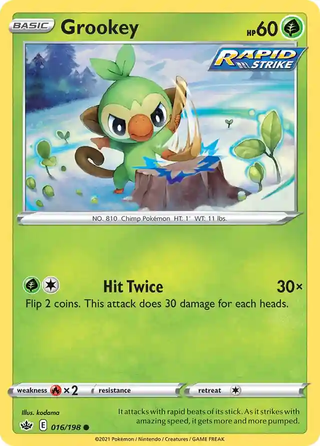 Grookey-Reverse Foil
