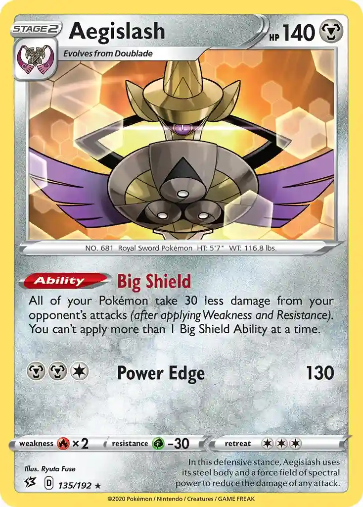 Aegislash-Reverse Foil