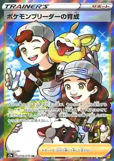 Full Art/Pokemon Breeder's Nurturing (078) 2020 Pokemon Japanese Sword & Shield Explosive Walker