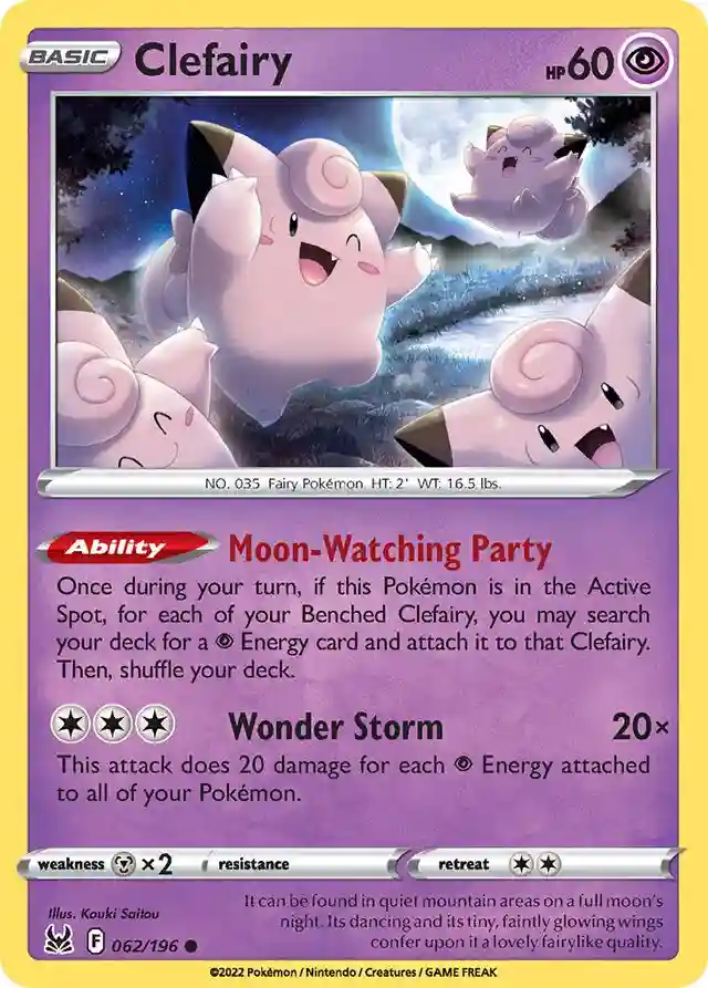 Clefairy-Reverse Foil
