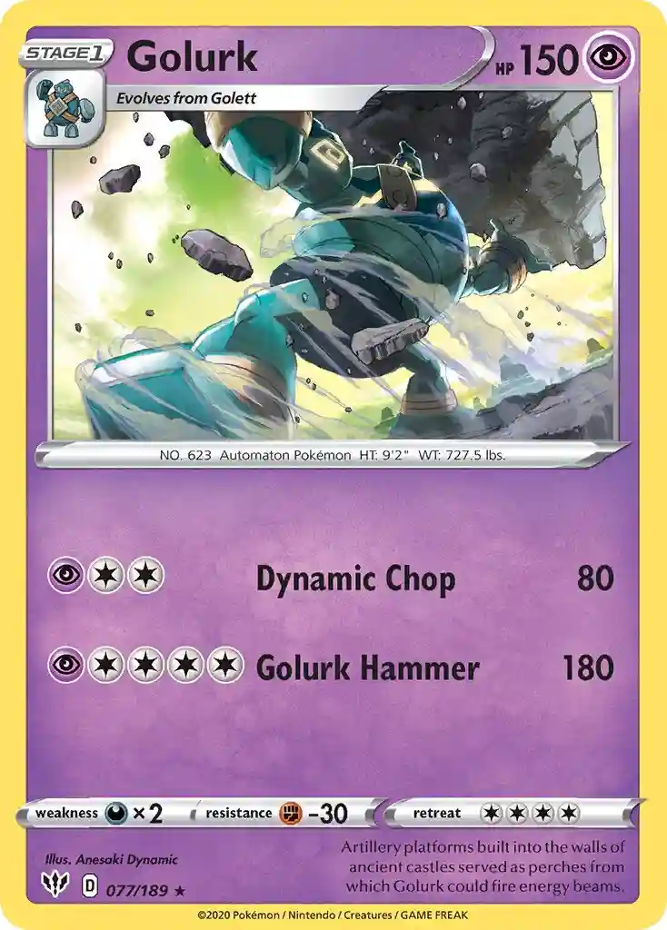 Golurk-Reverse Foil