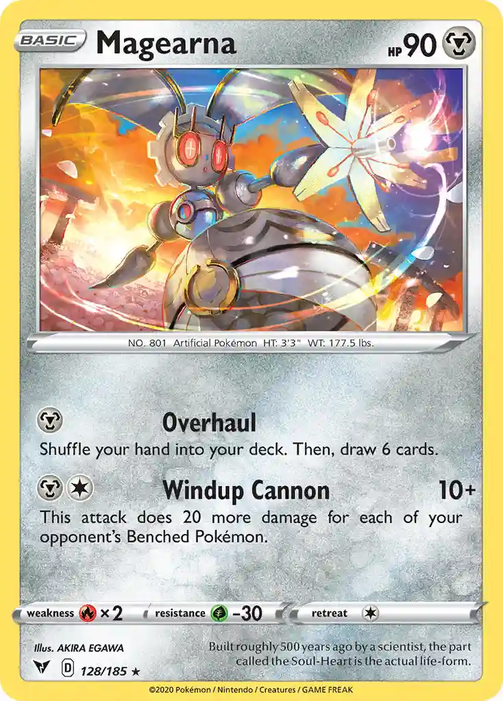Magearna-Holo (128) 2020 Pokemon Sword & Shield Vivid Voltage
