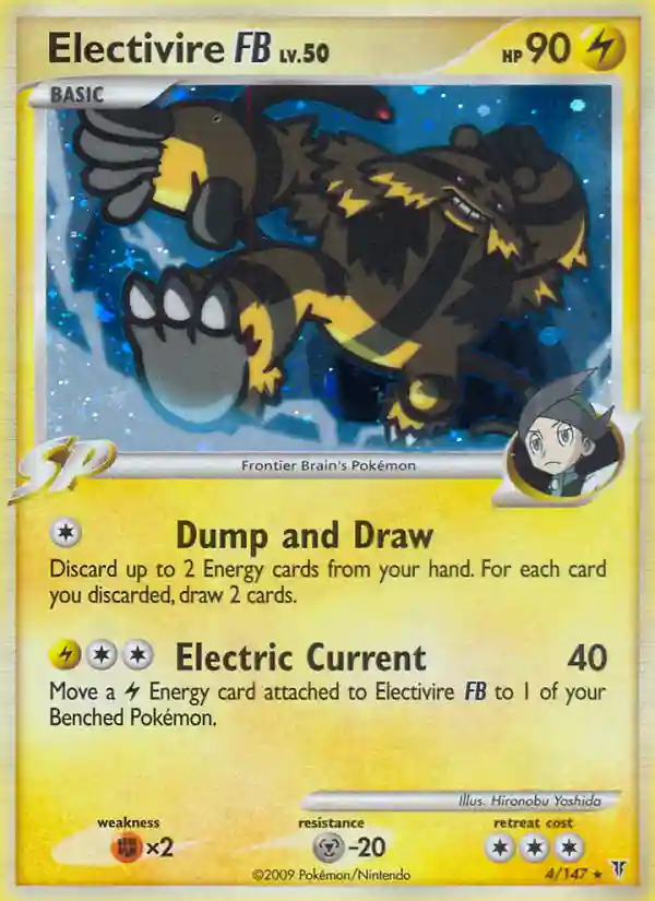 Electivire FB-Reverse Foil (4) 2009 Pokemon Platinum Supreme Victors