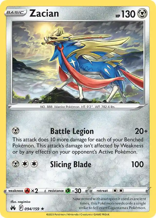 Zacian-Reverse Foil