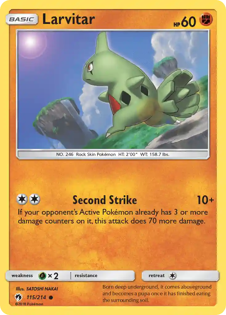 Larvitar-Reverse Foil