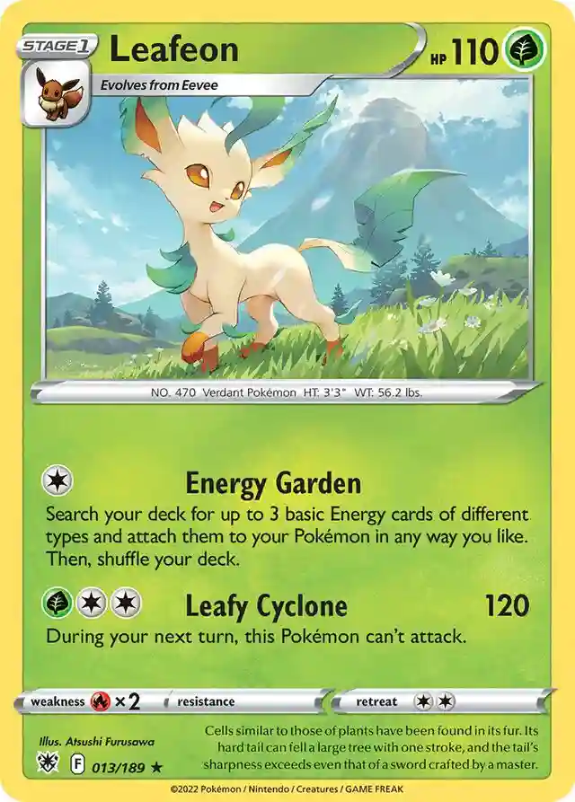 Leafeon-Reverse Foil