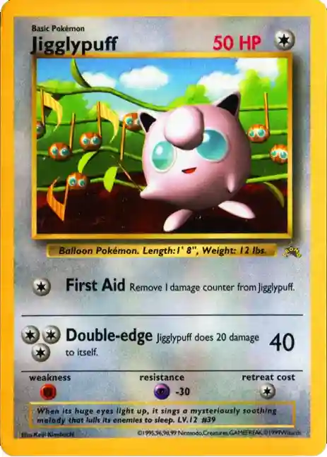 Jigglypuff-Glossy Grey Star () 1999 Pokemon Japanese Corocoro Comics Promo