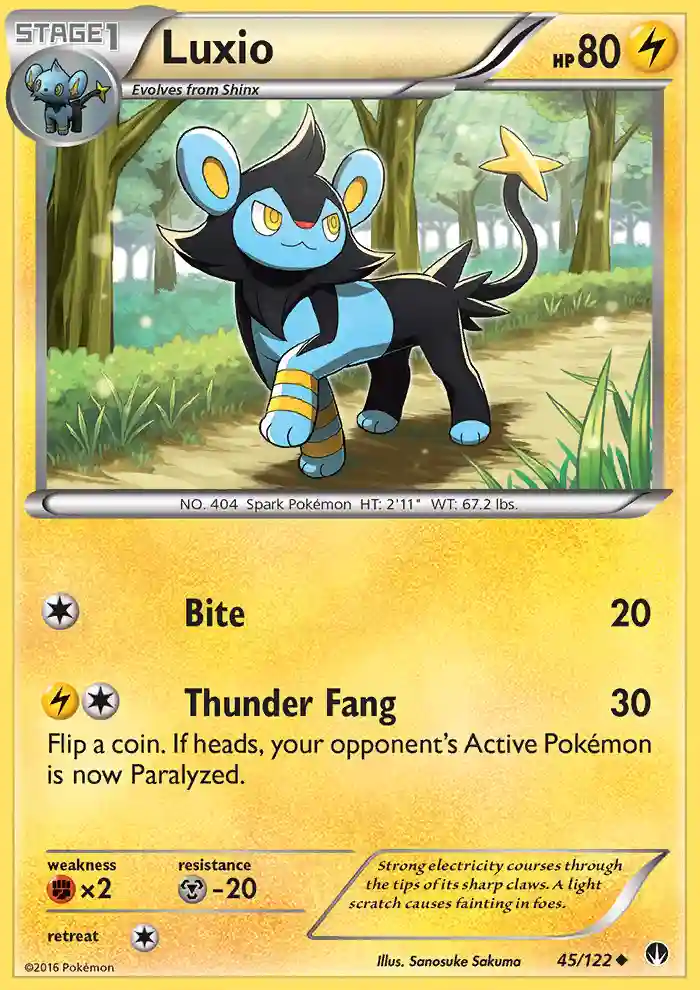 pokemon luxio card POKÉMON GAME sv4a 241/190 S Lightning Ability Top Entry Once during your turn Luxray 34/106 - Pokemon XY