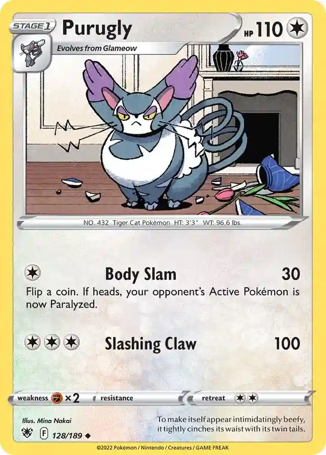 Purugly-Reverse Foil