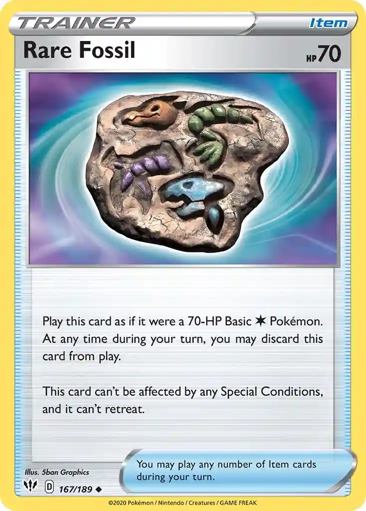 Rare Fossil-Reverse Foil