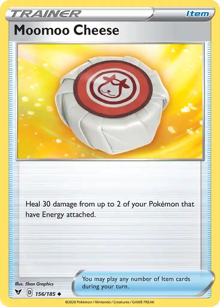 Moomoo Cheese-Reverse Foil (156) 2020 Pokemon Sword & Shield Vivid Voltage