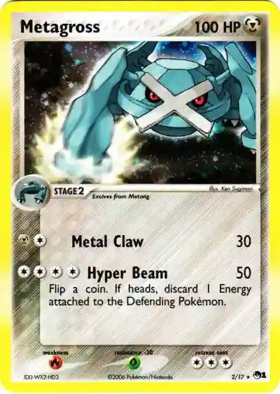 Metagross (2) 2004 Pokemon Pop Series 1