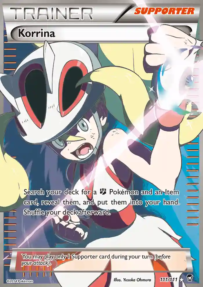 Full Art/Korrina (111) 2014 Pokemon XY Furious Fists