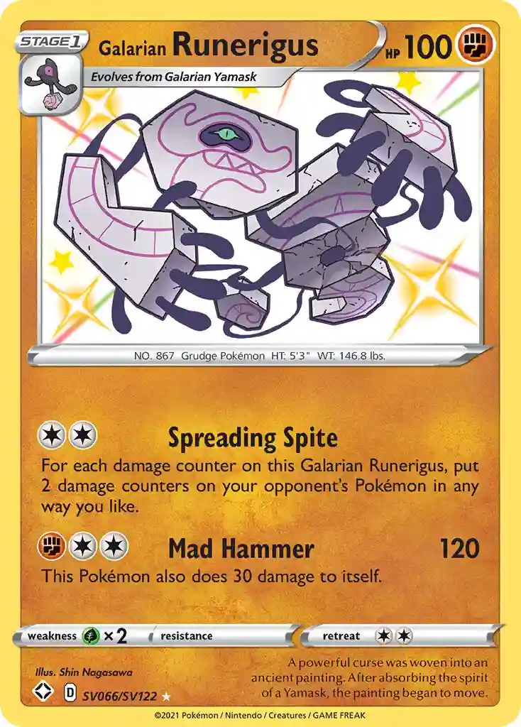 Galarian Runerigus-Holo