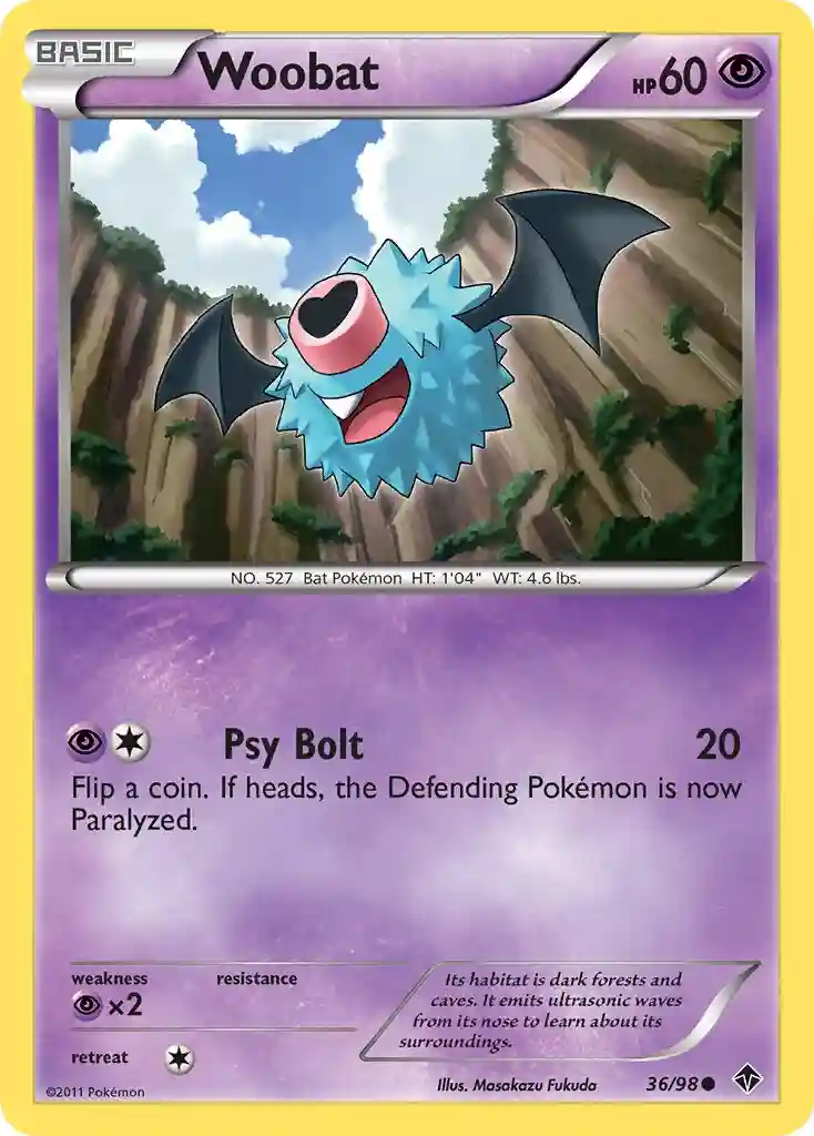 Woobat-Reverse Foil