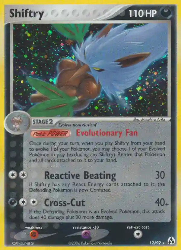 Shiftry-Holo (12) 2006 Pokemon EX Legend Maker