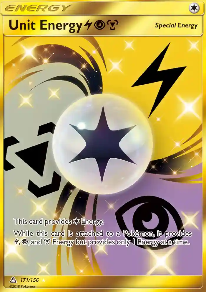 Full Art/Unit Energy Lightning, Psychic, Metal