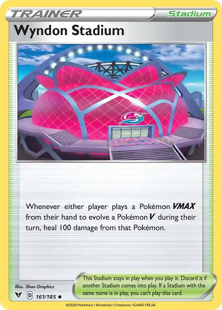 Wyndon Stadium-Reverse Foil (161) 2020 Pokemon Sword & Shield Vivid Voltage