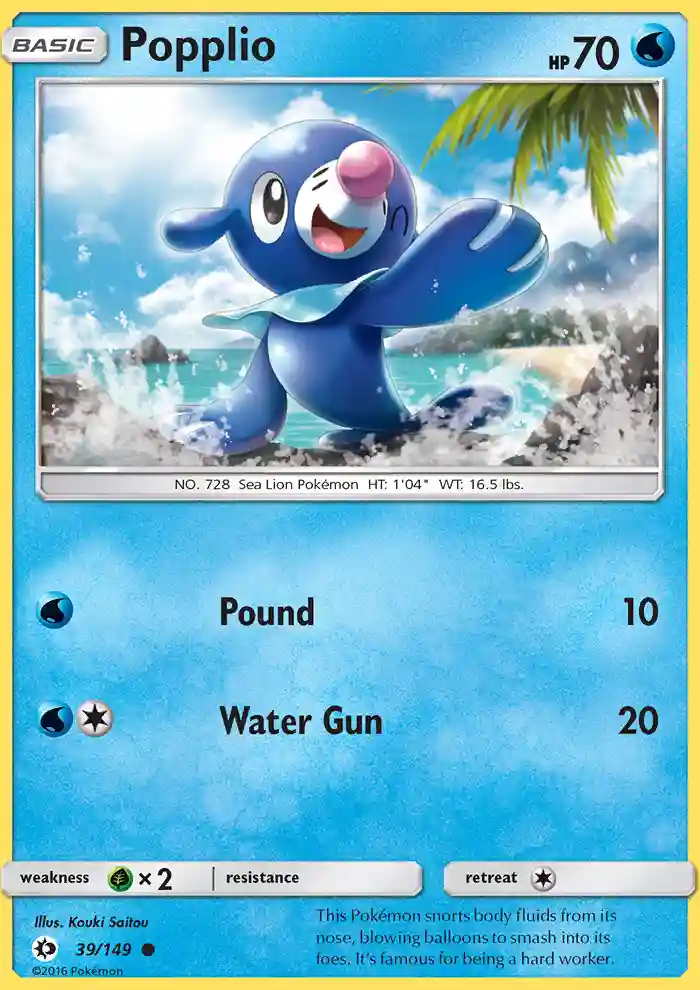 Popplio-Reverse Foil
