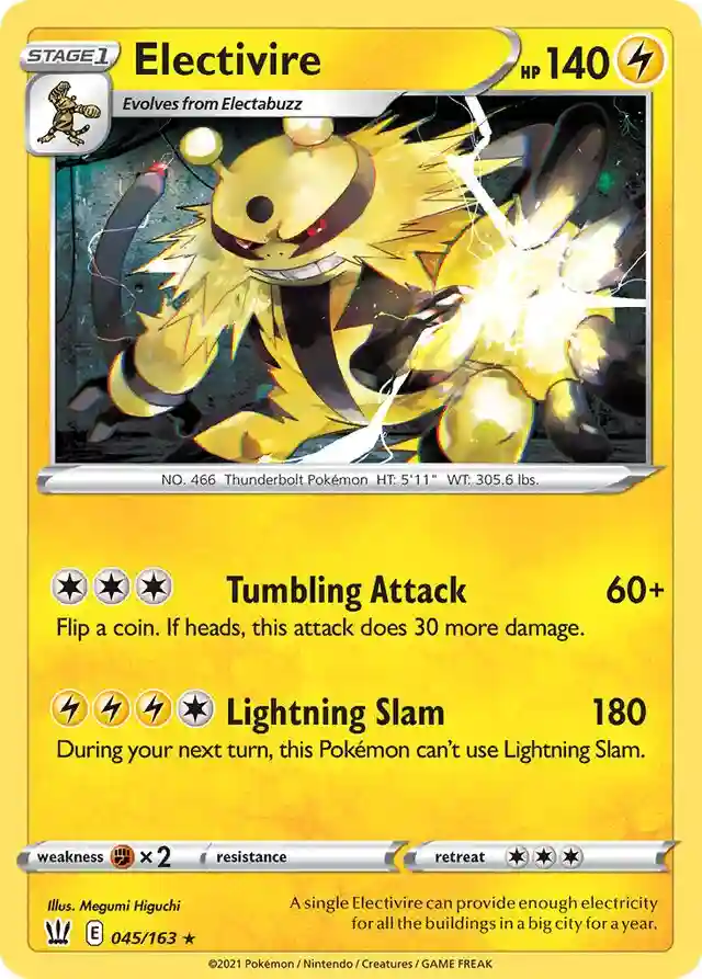 Electivire-Reverse Foil