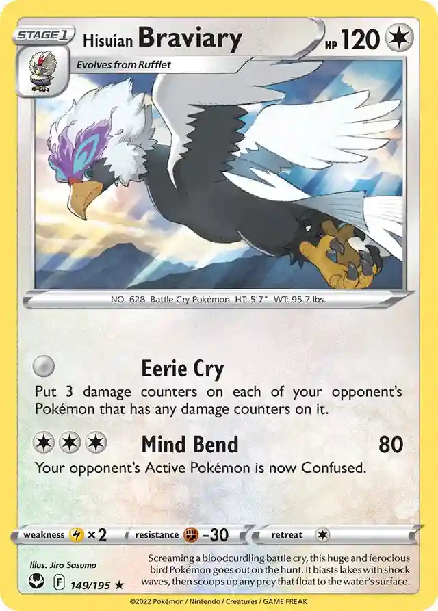 Hisuian Braviary-Reverse Foil