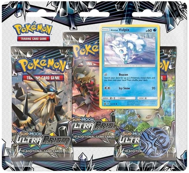 Ultra Prism 3 Pack Blister [Alolan Vulpix]