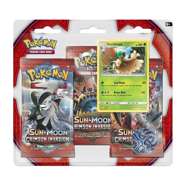 Crimson Invasion 3 Pack Blister [Decidueye]