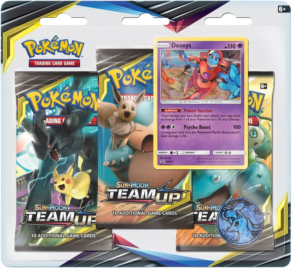 Team Up 3 Pack Blister [Deoxys]