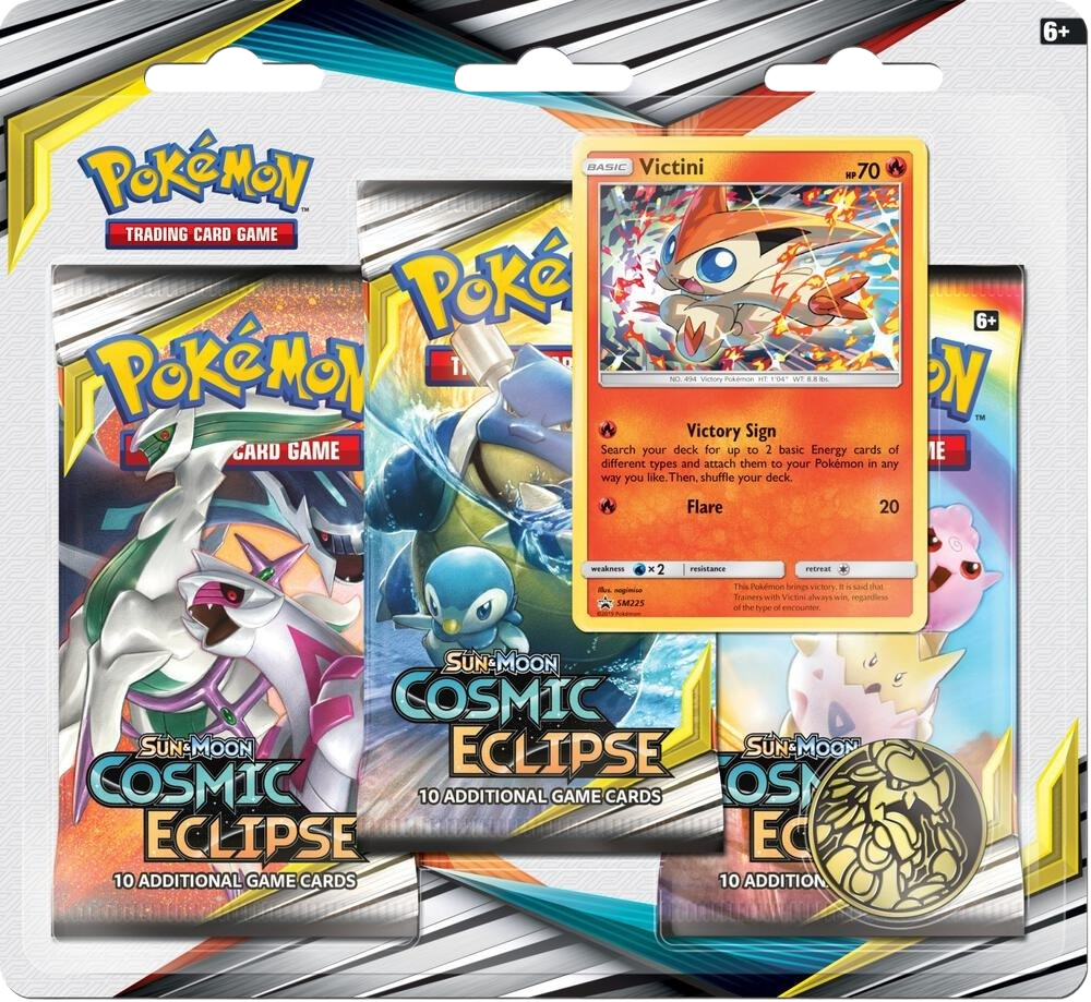 Cosmic Eclipse 3 Pack Blister [Victini]