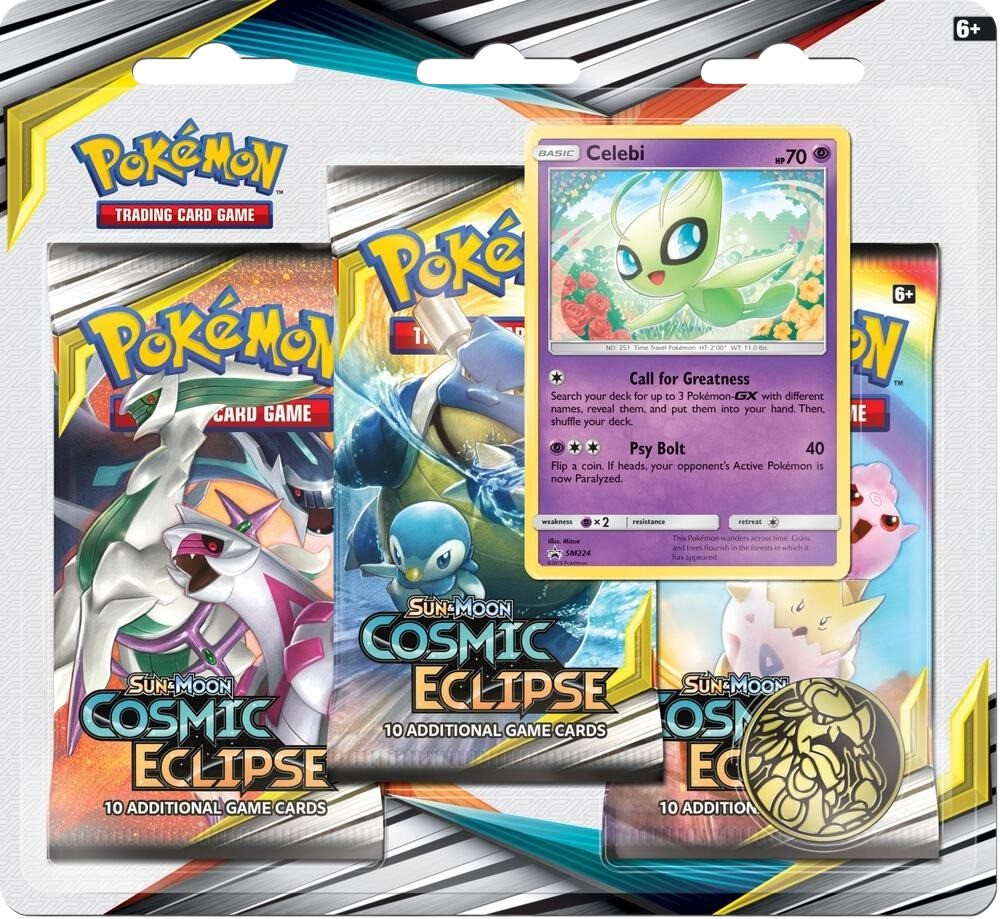 Cosmic Eclipse 3 Pack Blister [Celebi]