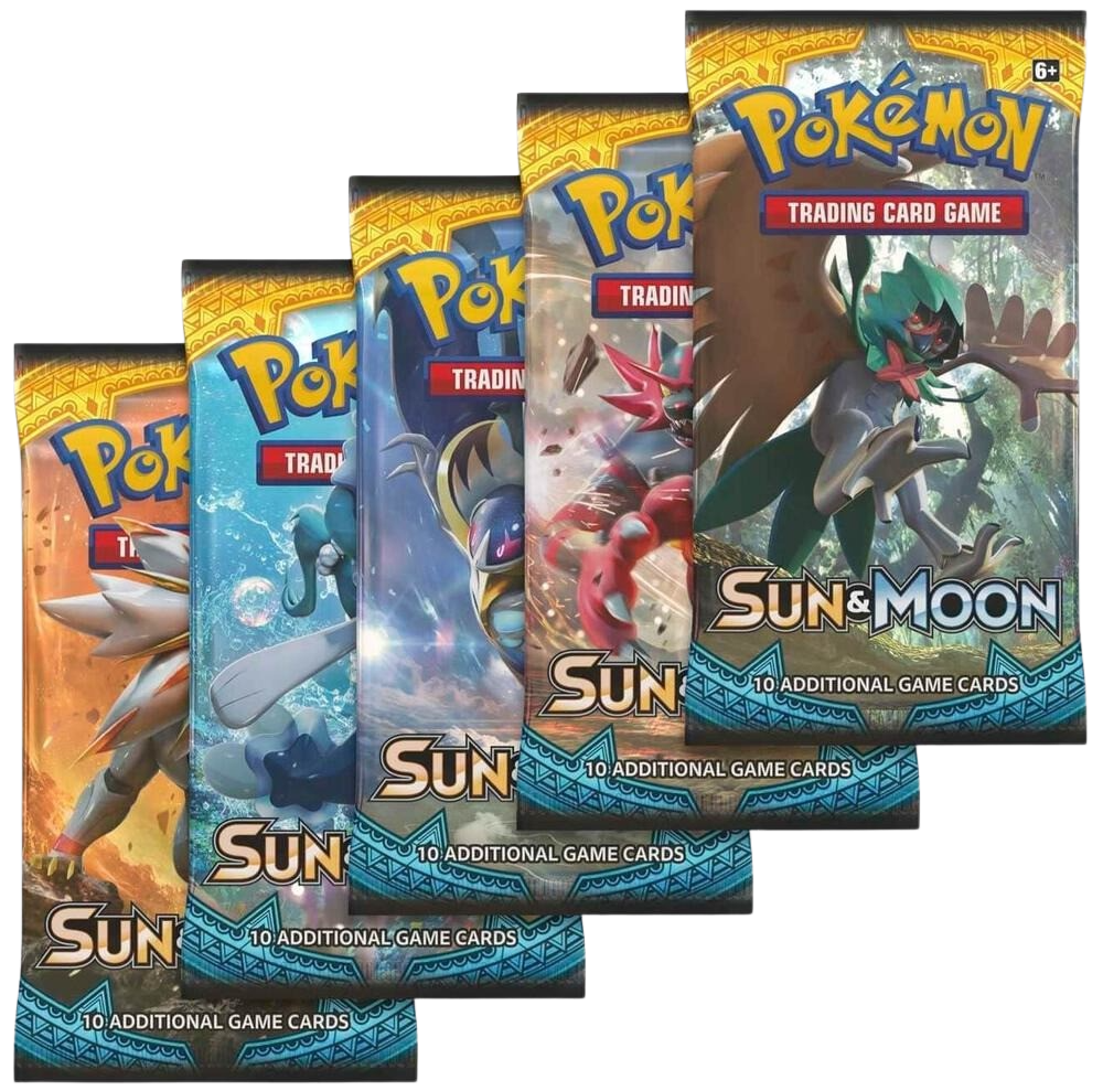 Sun & Moon Booster Pack Art Bundle [Set of 5]