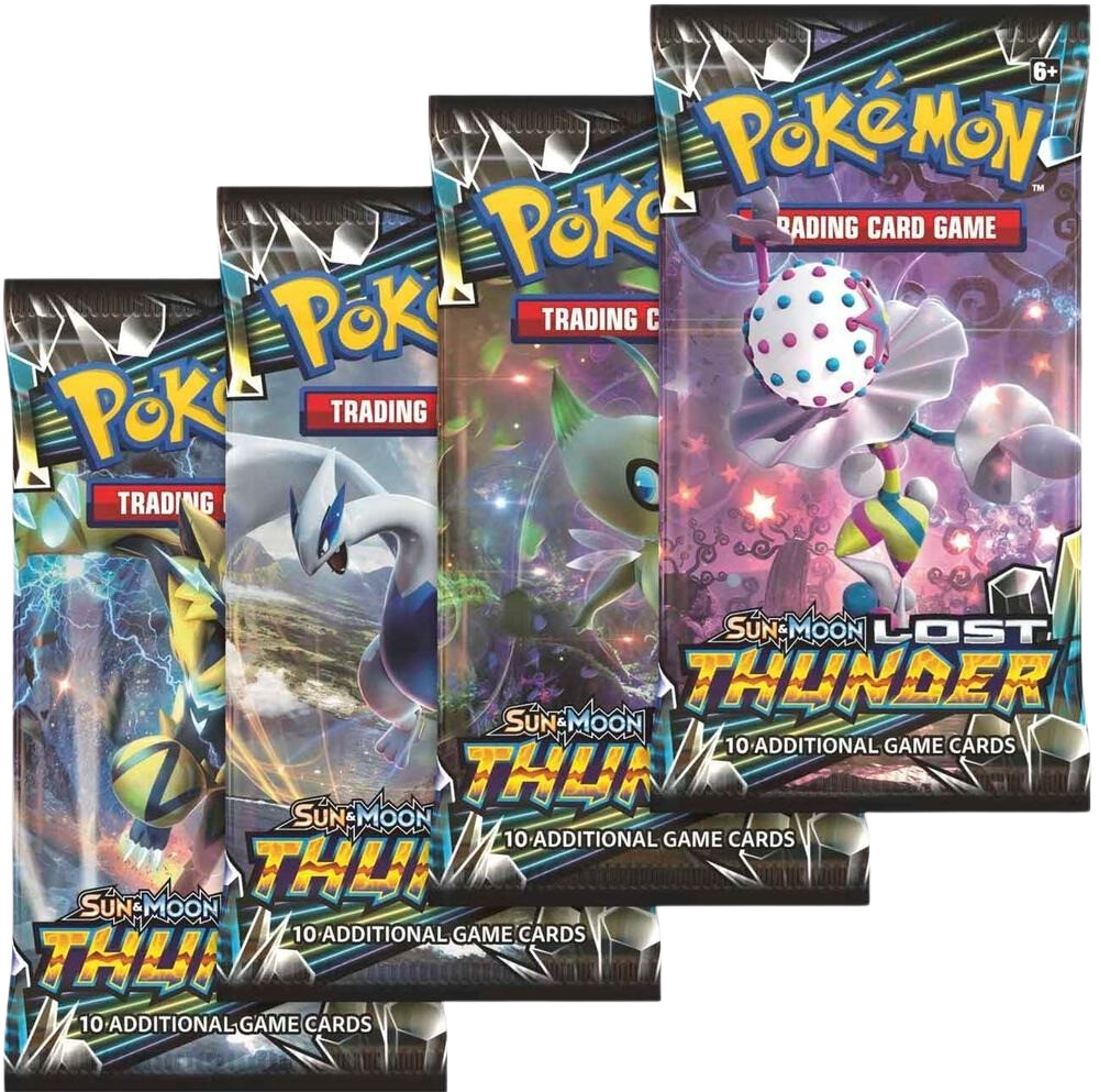 Lost Thunder Booster Pack Art Bundle [Set of 4]