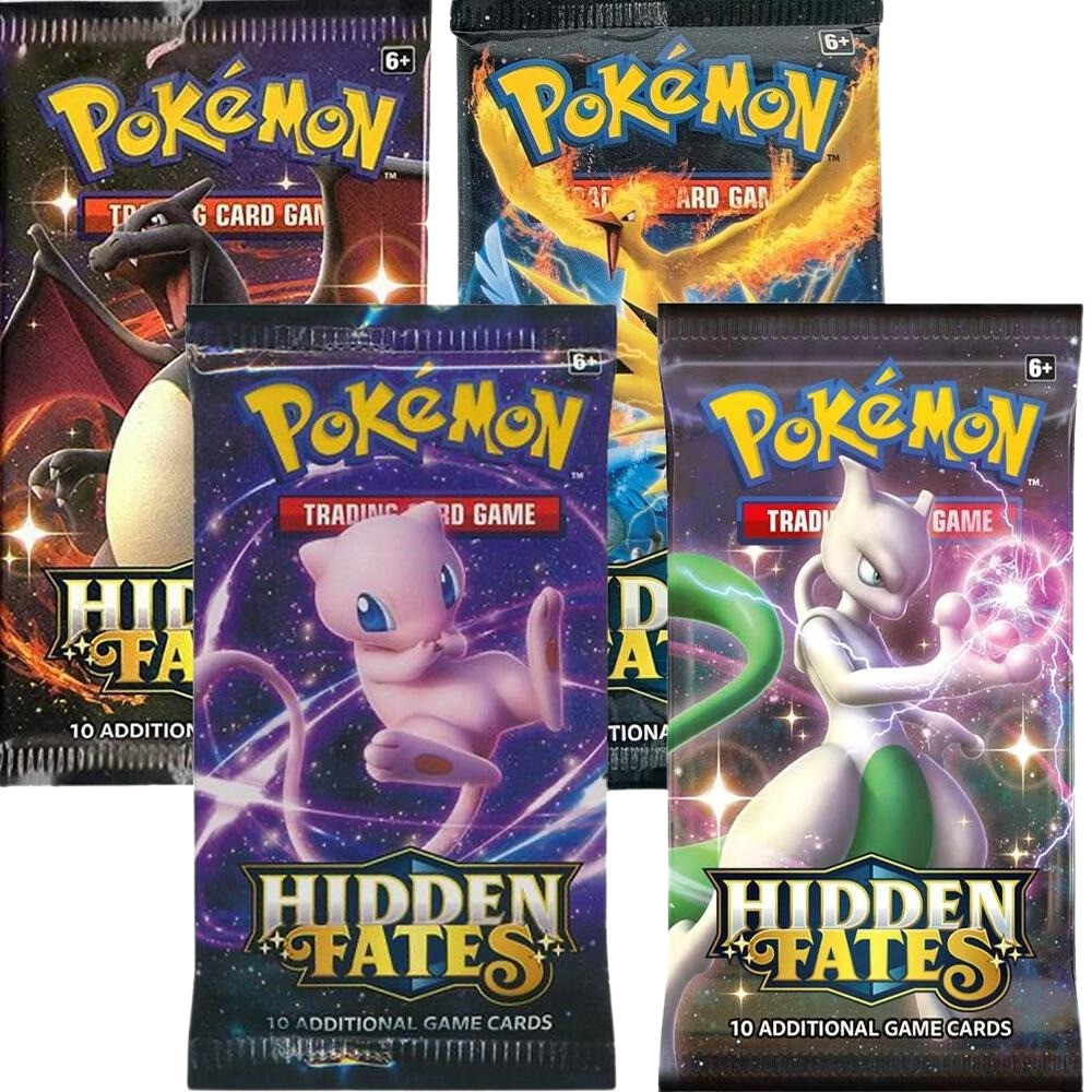 Hidden Fates Booster Pack Art Bundle [Set of 4]