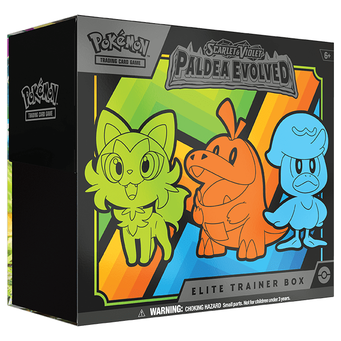 Paldea Evolved Pokemon Center Exclusive Elite Trainer Box ETB