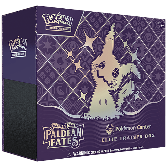 Paldean Fates Pokemon Center Exclusive Elite Trainer Box ETB