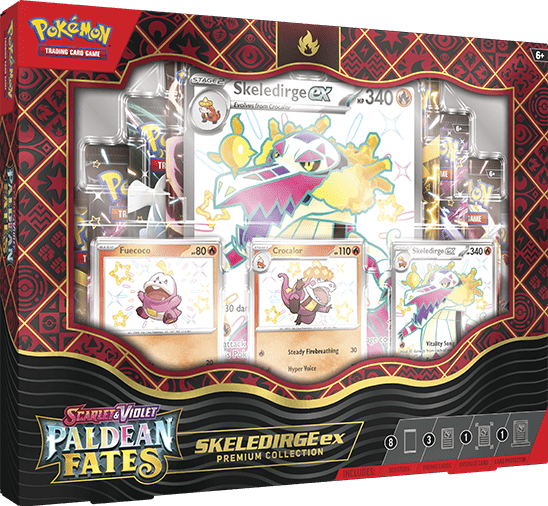 Paldean Fates Skeledirge ex Premium Collection